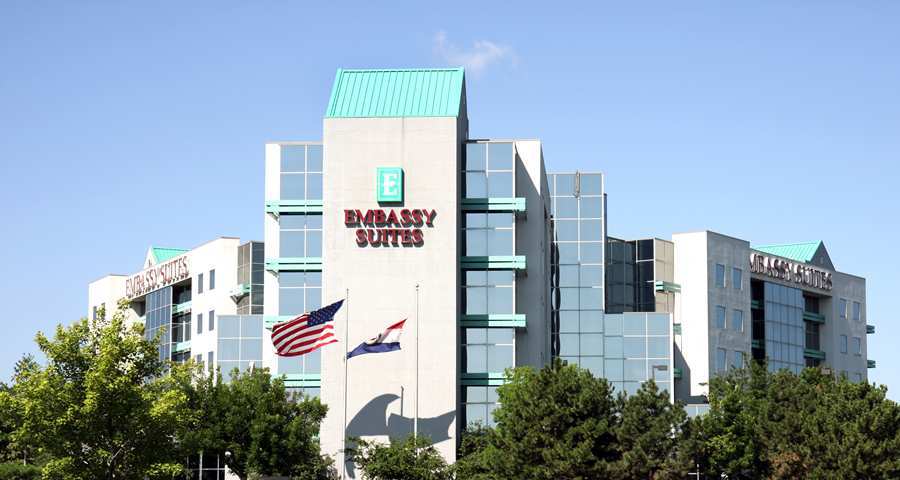 Embassy Suites By Hilton St Louis Airport Bridgeton Exterior foto